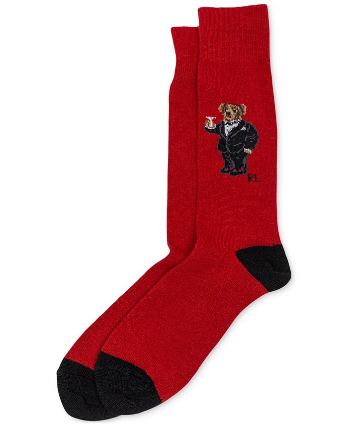 

Мужские носки Martini Bear Crew Polo Ralph Lauren, красный