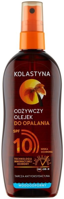 цена Kolastyna Sun SPF10 масло для загара, 150 ml