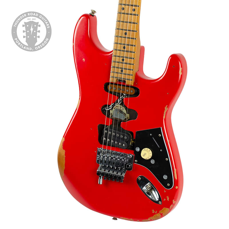 Электрогитара EVH Frankenstein Relic Series Red медиаторы dunlop evhpt02 evh frankenstein 6шт в коробочке