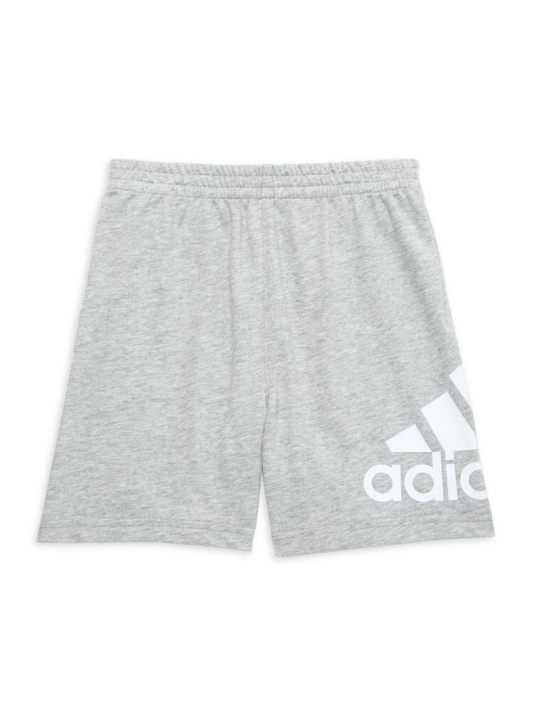 

Шорты с логотипом для маленьких мальчиков Adidas, серый