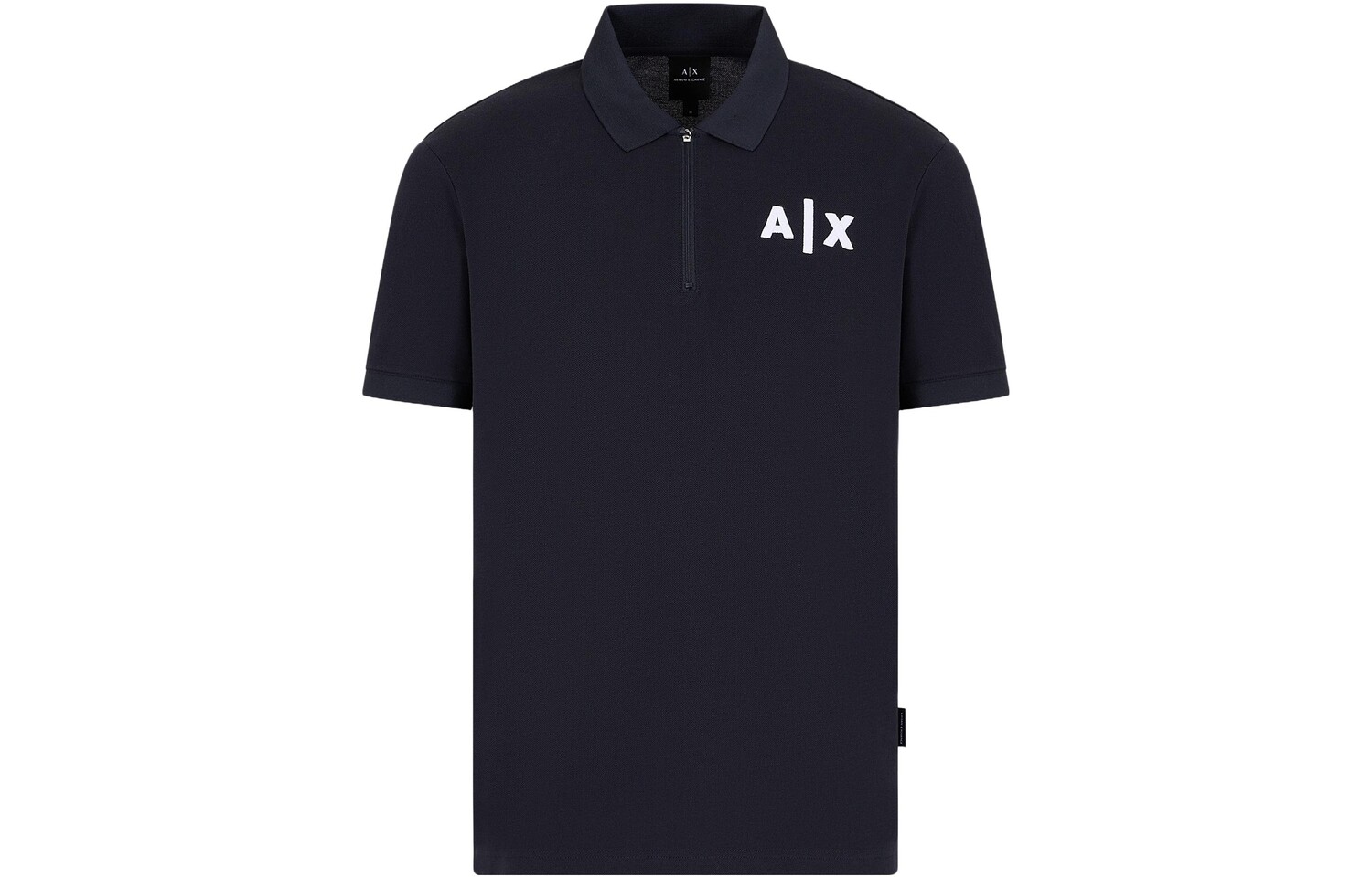 

Рубашка поло мужская темно-синяя Armani Exchange, темно-синий