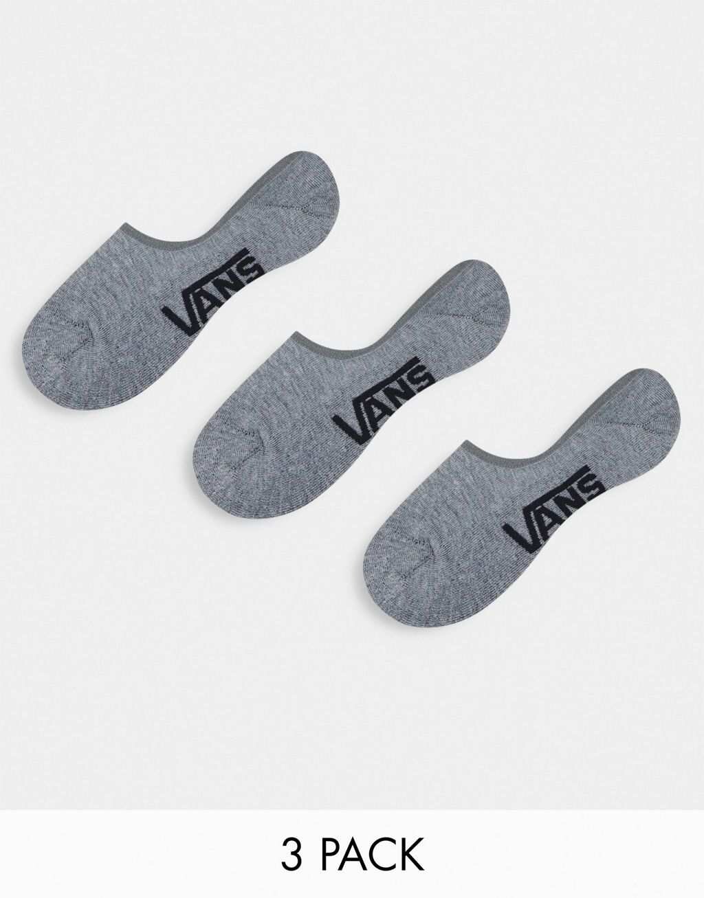

Серые носки Vans Classic Super No Show, 3 пары