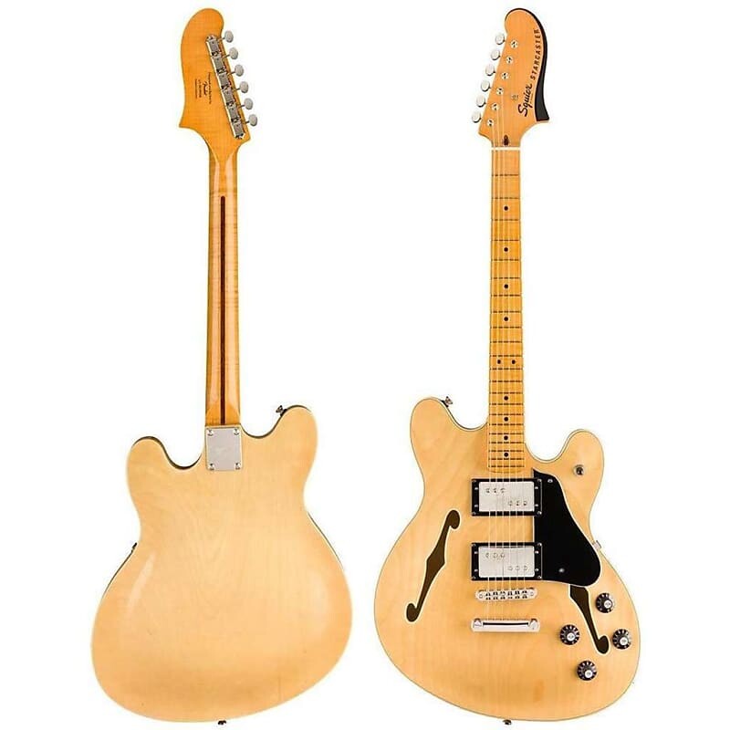 

Электрогитара Squier Classic Vibe Starcaster Semi-Hollow Electric Guitar - Natural