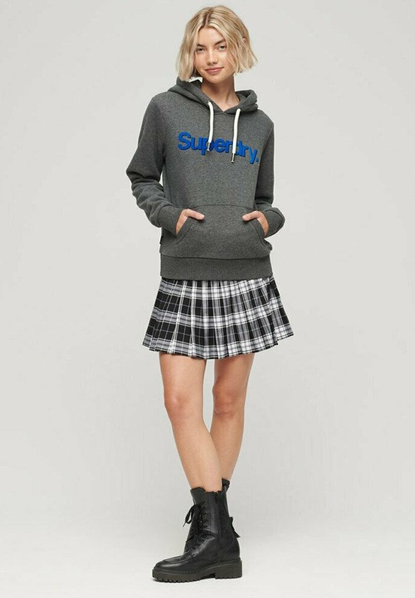 

Толстовка Superdry CORE LOGO, цвет rich charcoal marl