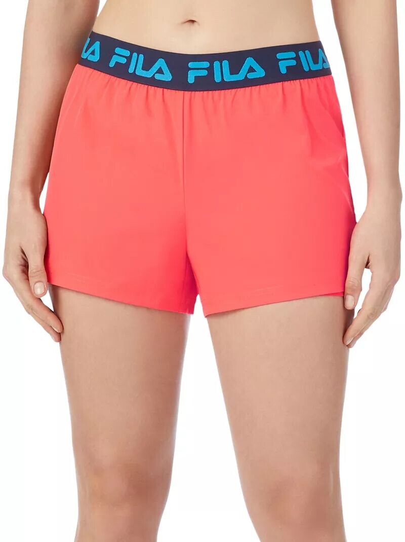 

Женские тканые шорты Fila Tennis Essentials, огненно-красный