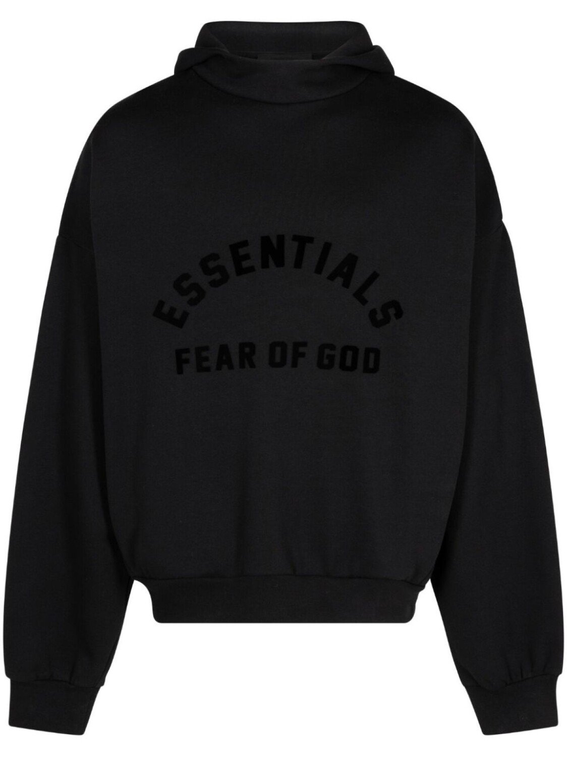 

FEAR OF GOD ESSENTIALS худи с приспущенными плечами и логотипом, черный