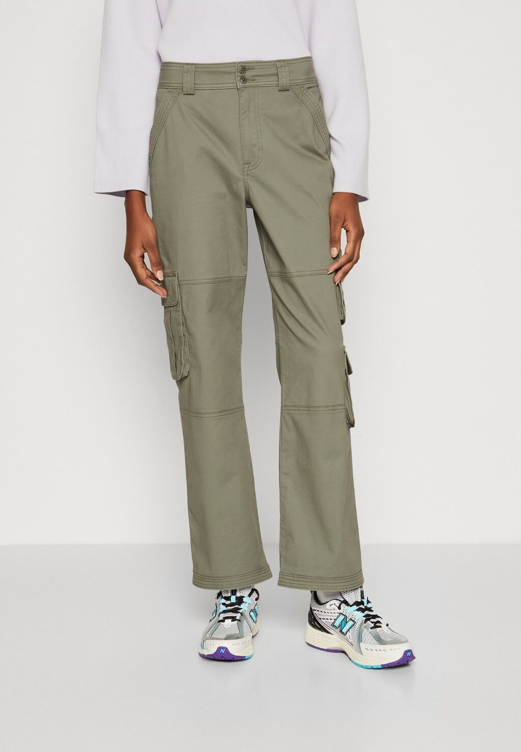 

Брюки карго CLASSIC RELAXED STRETCH Abercrombie & Fitch, хаки