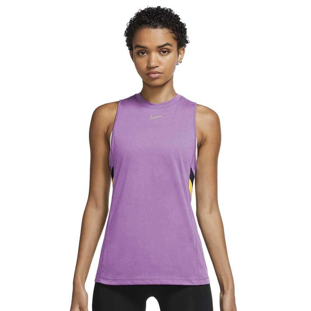 

Футболка без рукавов Nike Dri Fit Stripe, фиолетовый