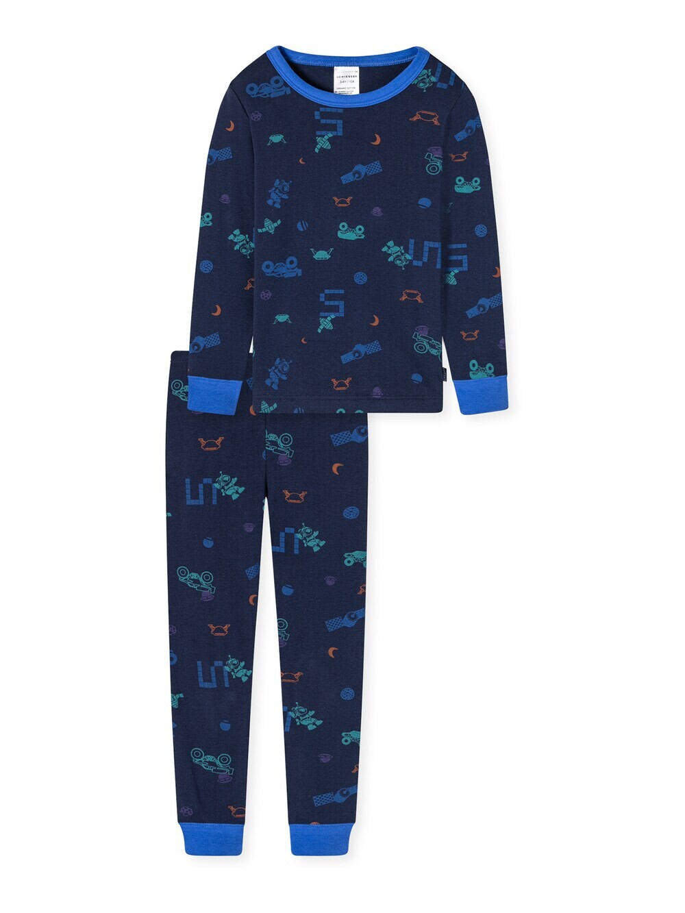 

Пижамы Schiesser Boys World, темно-синий