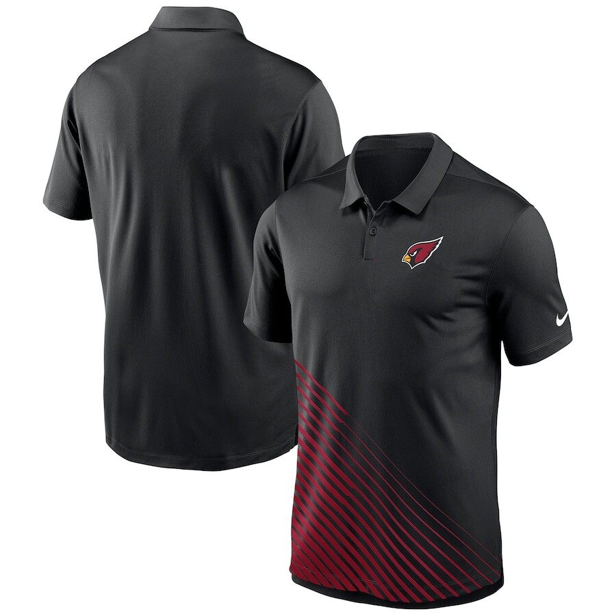 

Поло с коротким рукавом Nike Arizona Cardinals, черный