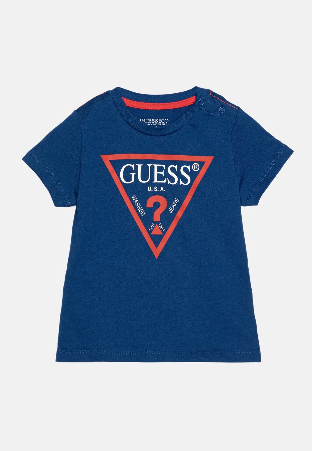 Футболка с принтом TODDLER CORE Guess, цвет blue maya