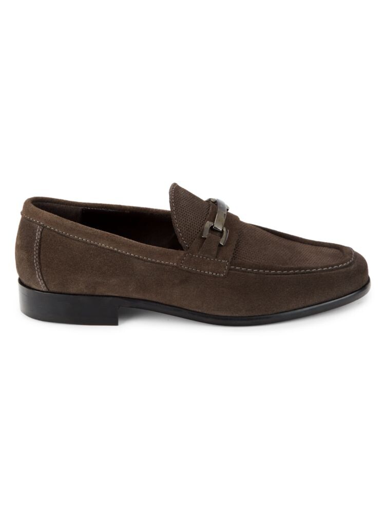 

Перфорированные замшевые лоферы Tatton Saks Fifth Avenue, цвет Charcoal