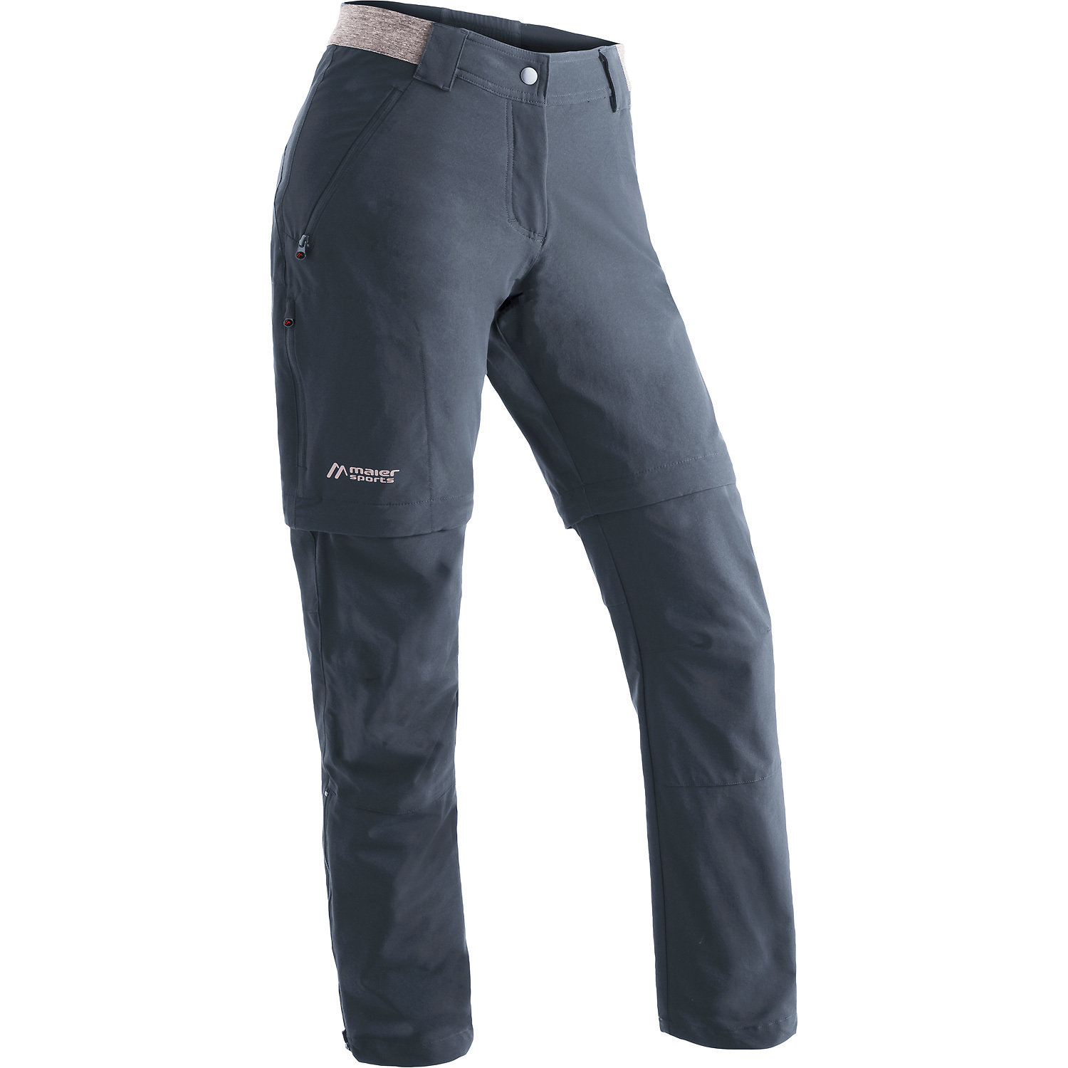 Спортивные брюки Maier Sports Zip Norit 2.0, темно серый