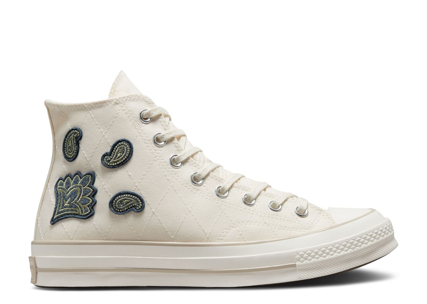 

Кроссовки Converse Chuck 70 High 'Crafted Patches - Egret', кремовый, Бежевый