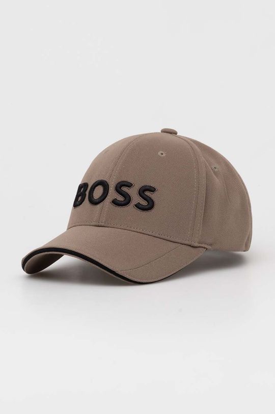 Бейсбольная кепка GREEN Boss Green, бежевый