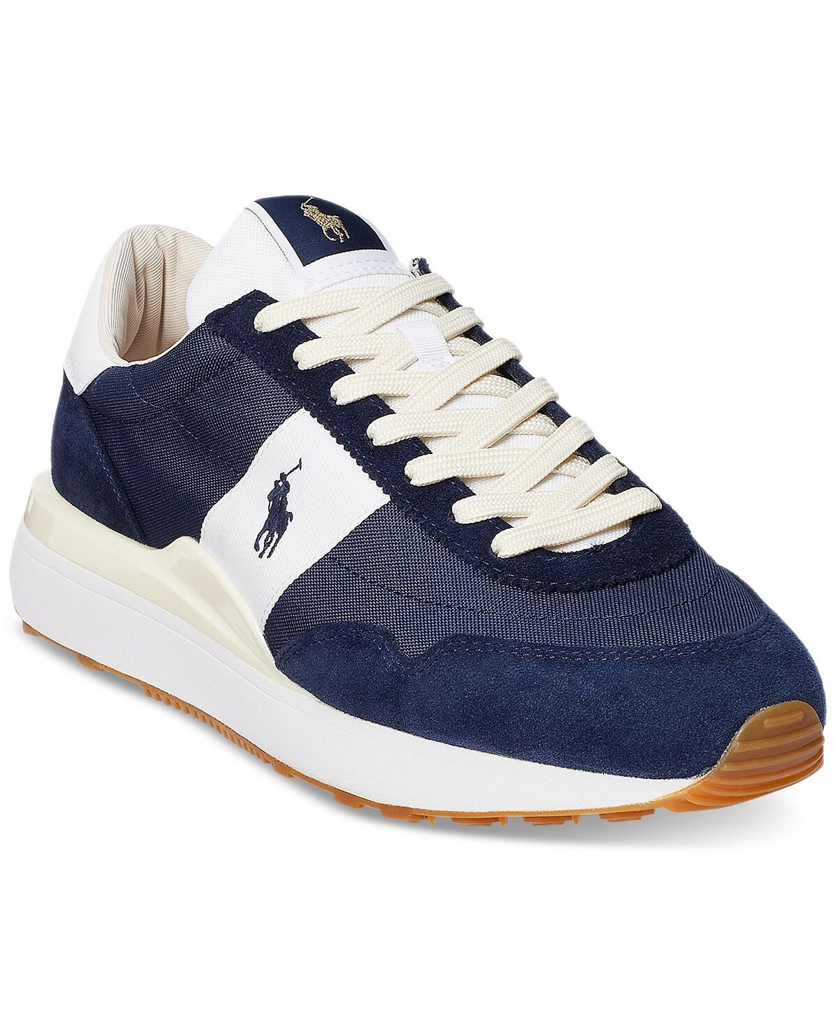 

Мужские кроссовки Train 89 из замши и оксфордов Polo Ralph Lauren