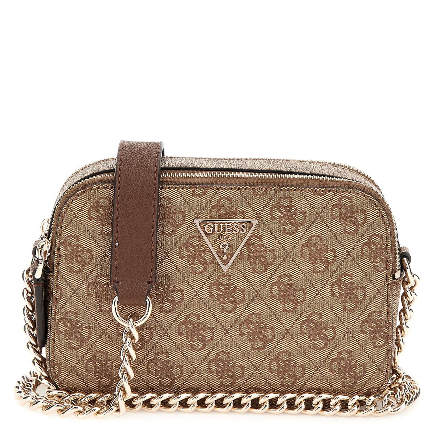 

Сумка через плечо Guess Noelle Umhängetasche 20 см, цвет latte logo/brown