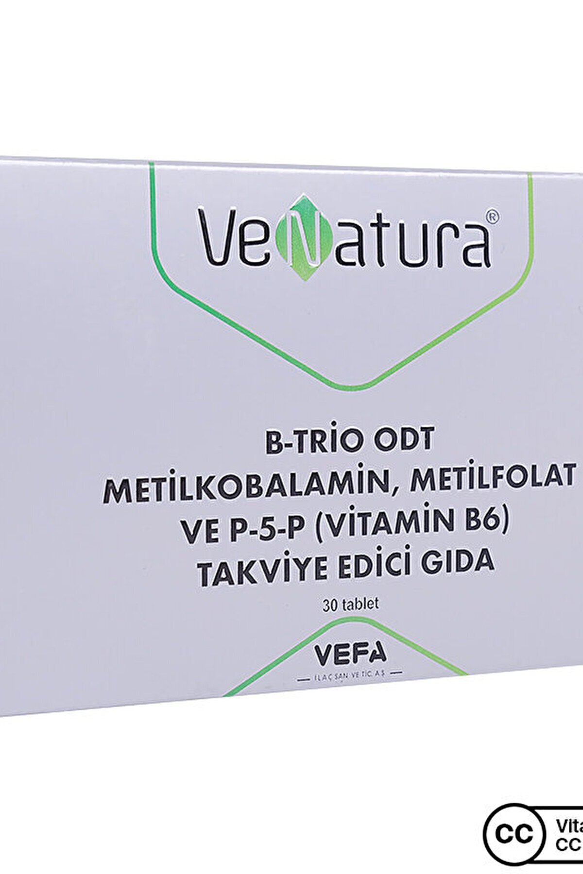 

Venatura B-trio Odt Метилкобаламин, метилфолат и P-5-p (витамин B6) 30 таблеток