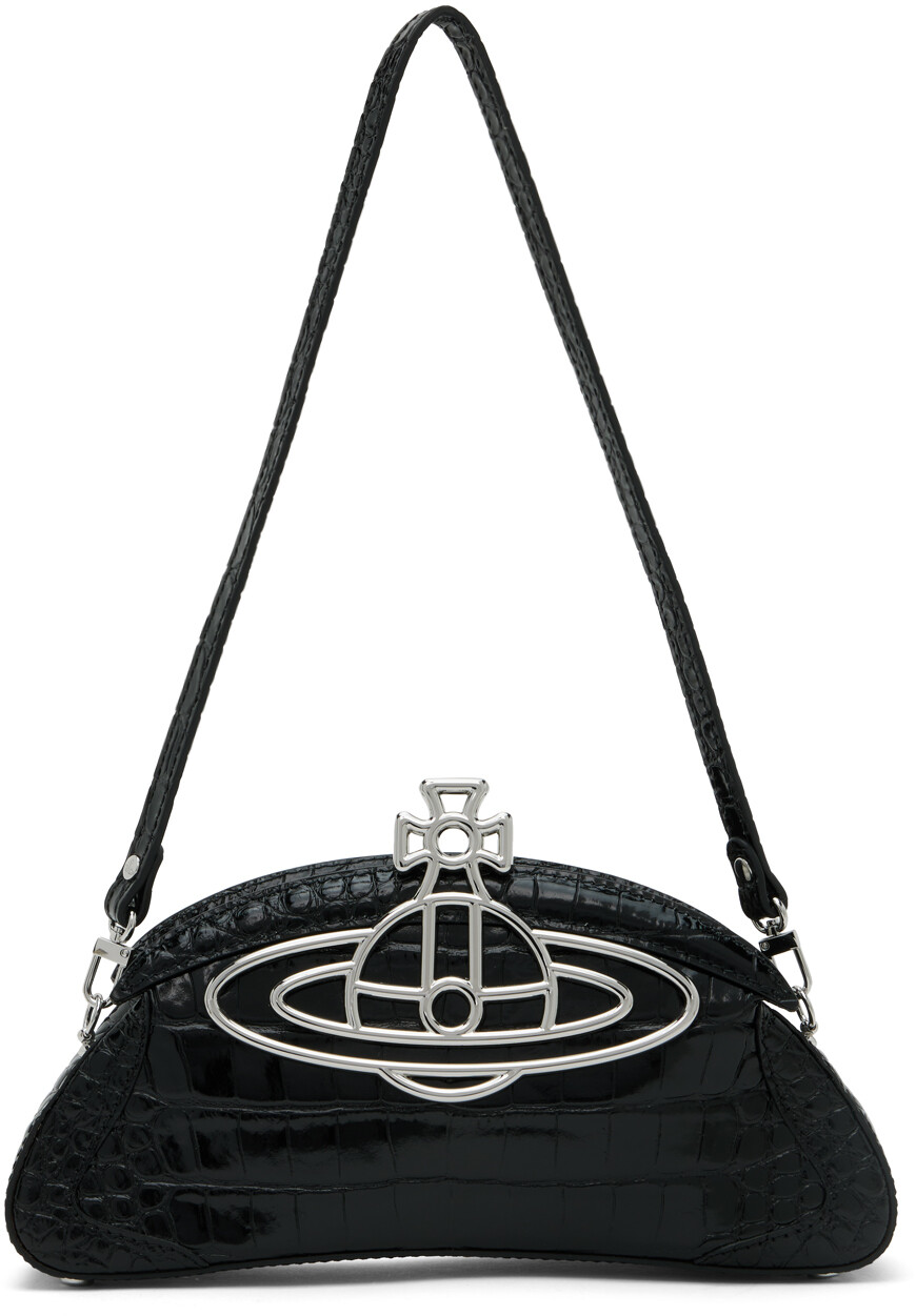 

Черный янтарный клатч Vivienne Westwood