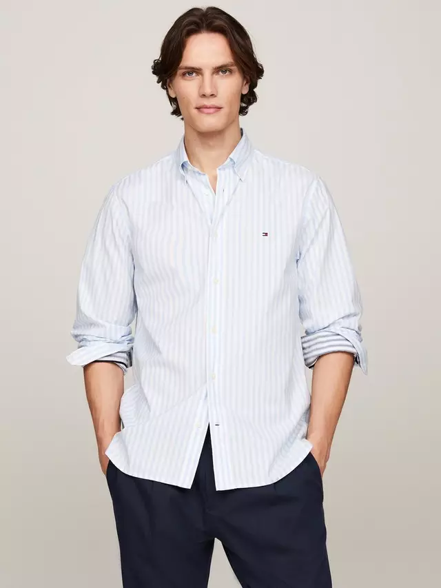 

Рубашка Tommy Hilfiger Soft Poplin, цвет vessel/blue/white