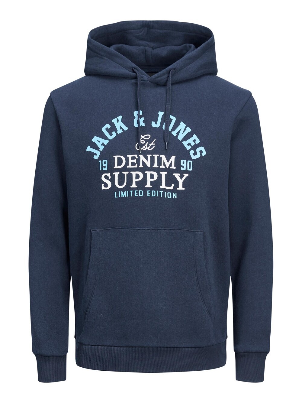 

Толстовка JACK & JONES, темно-синий/светло-голубой