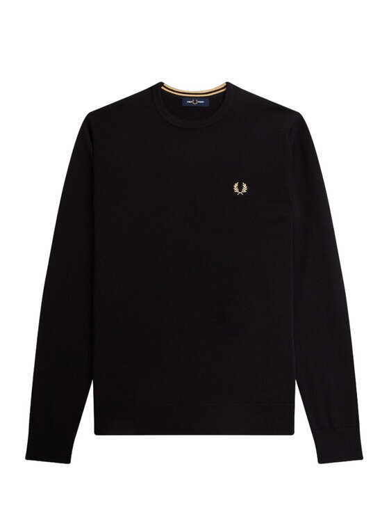 Свитер обычного кроя Fred Perry, черный