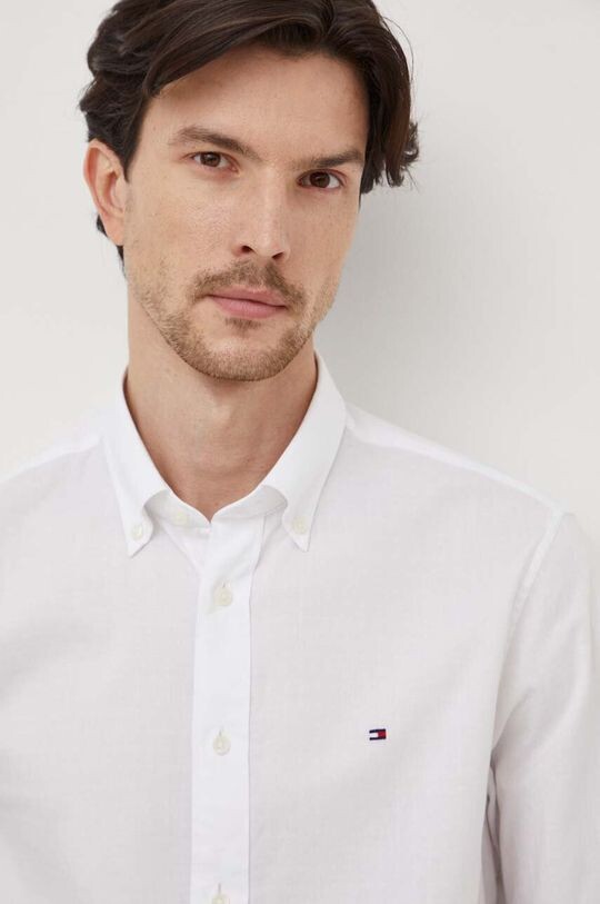 

Хлопчатобумажная рубашка Tommy Hilfiger, белый