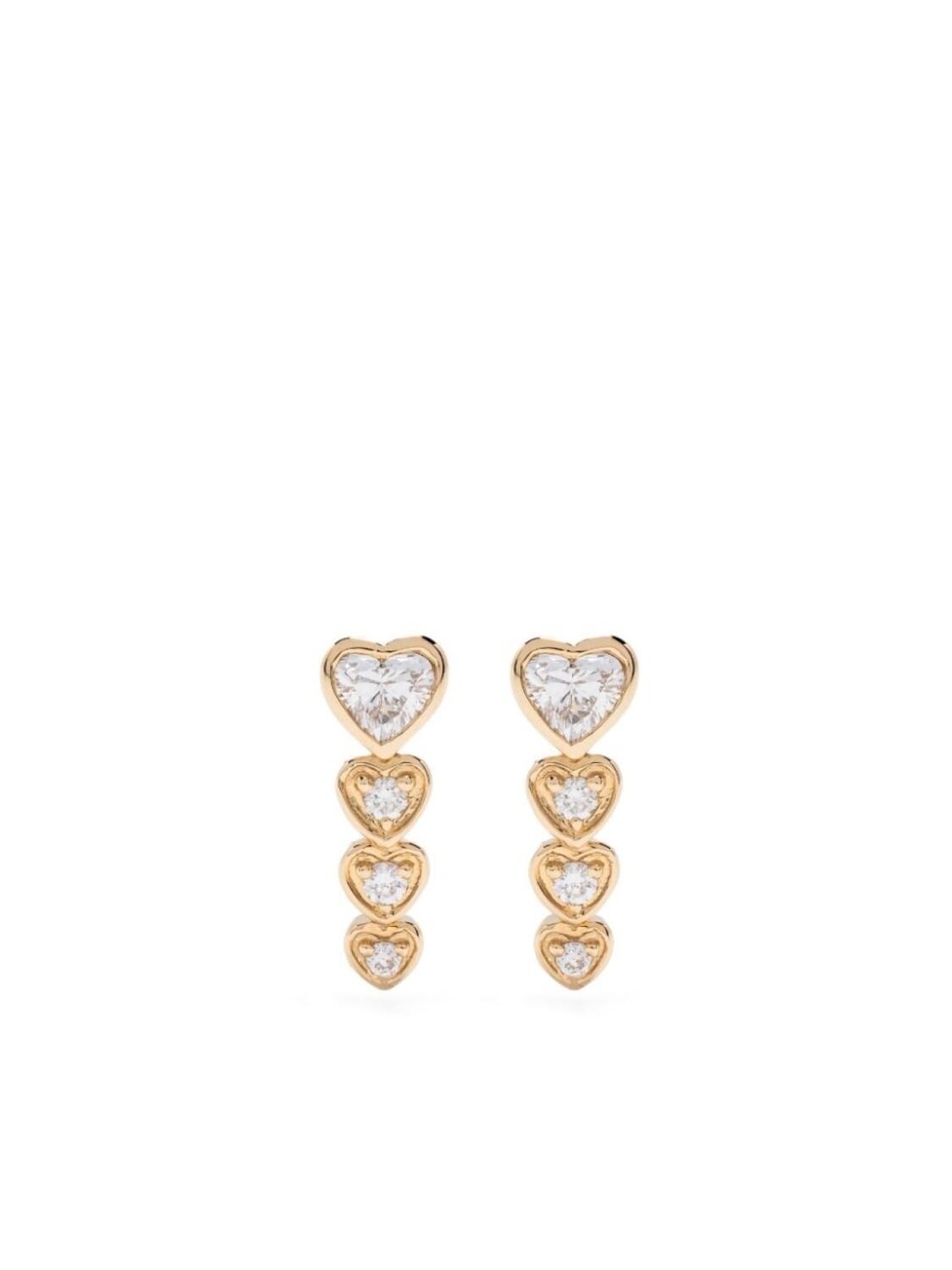 

Серьги из желтого золота с бриллиантами SHAY, золотой