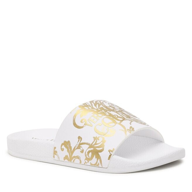 

Шлепанцы Versace Jeans Couture, белый цвет