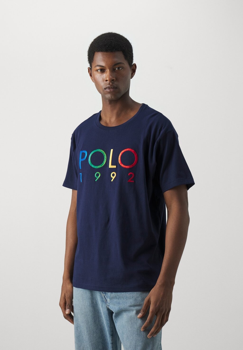 

Футболка с принтом SHORT SLEEVE Polo Ralph Lauren, цвет cruise navy