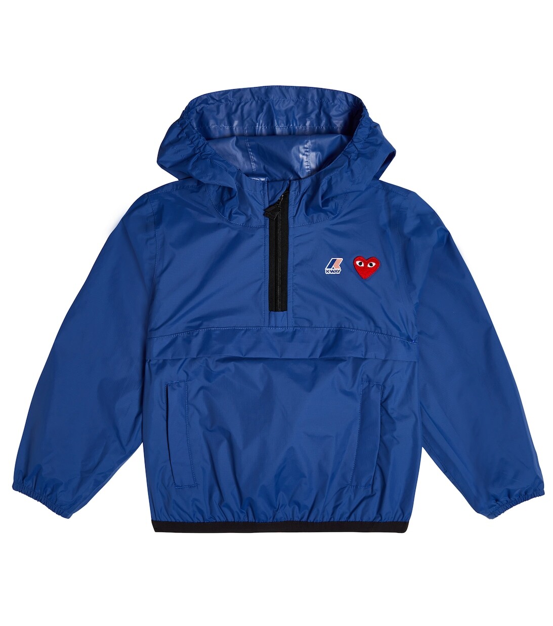 

Куртка с капюшоном из коллаборации с K-Way Claude Comme des Garçons Play, синий