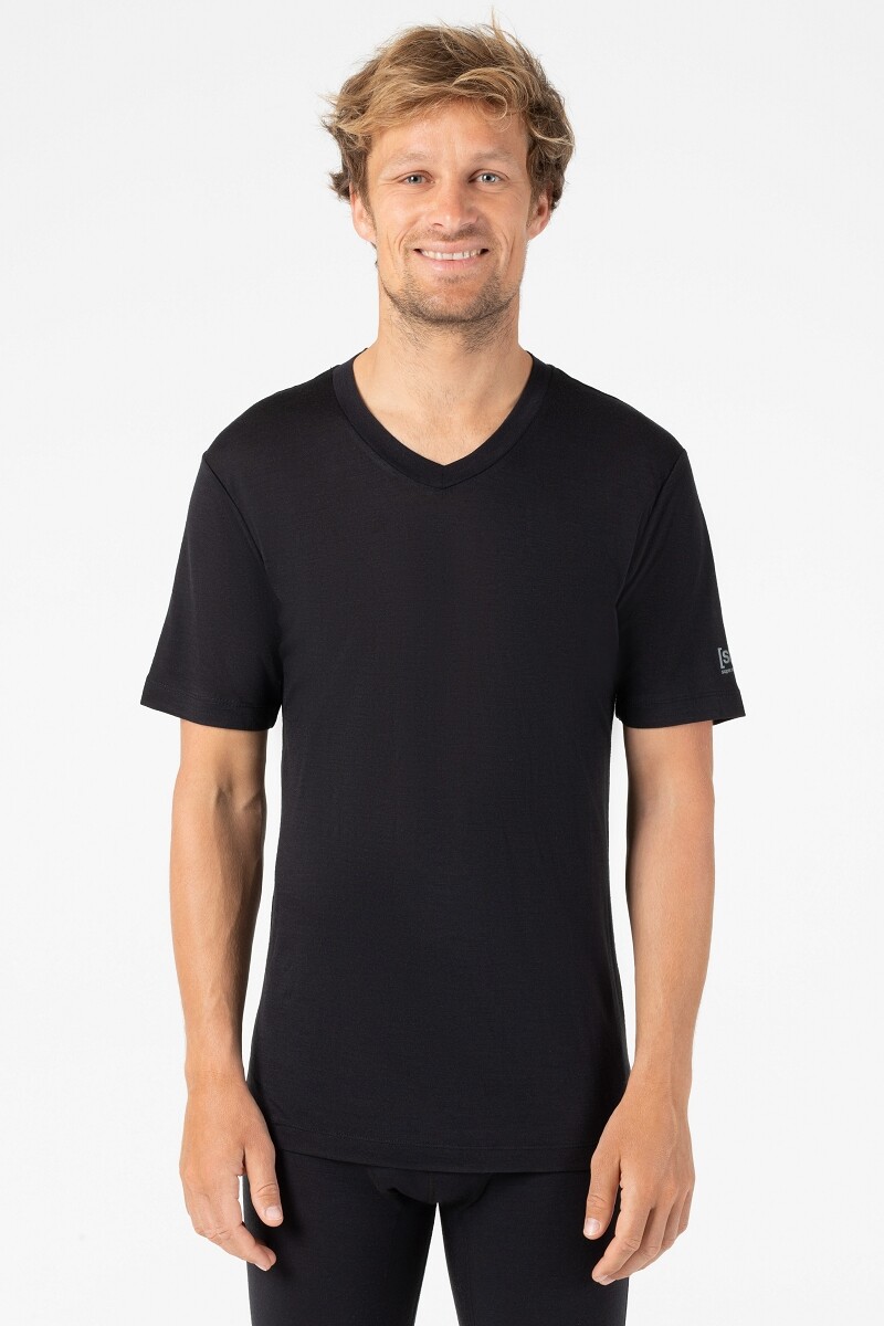 

Рубашка super.natural Merino T Shirt, черный