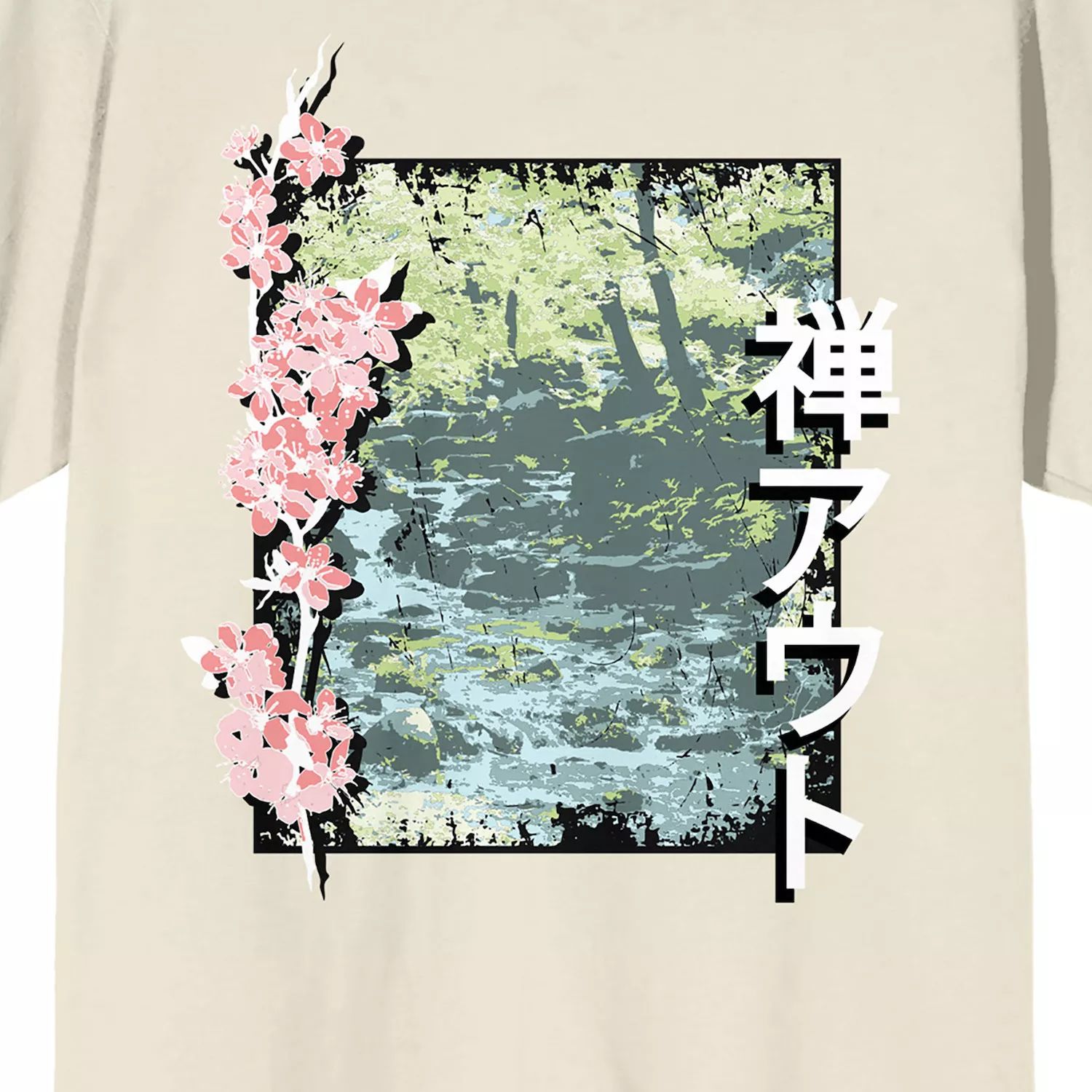 Мужская футболка Natural World Cherry Blossom Licensed Character