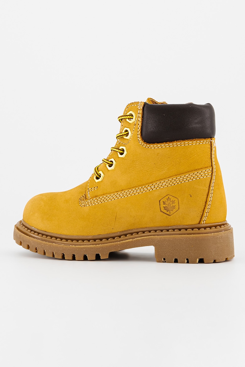 Речные ботинки из нубука с экокожей Lumberjack, желтый
