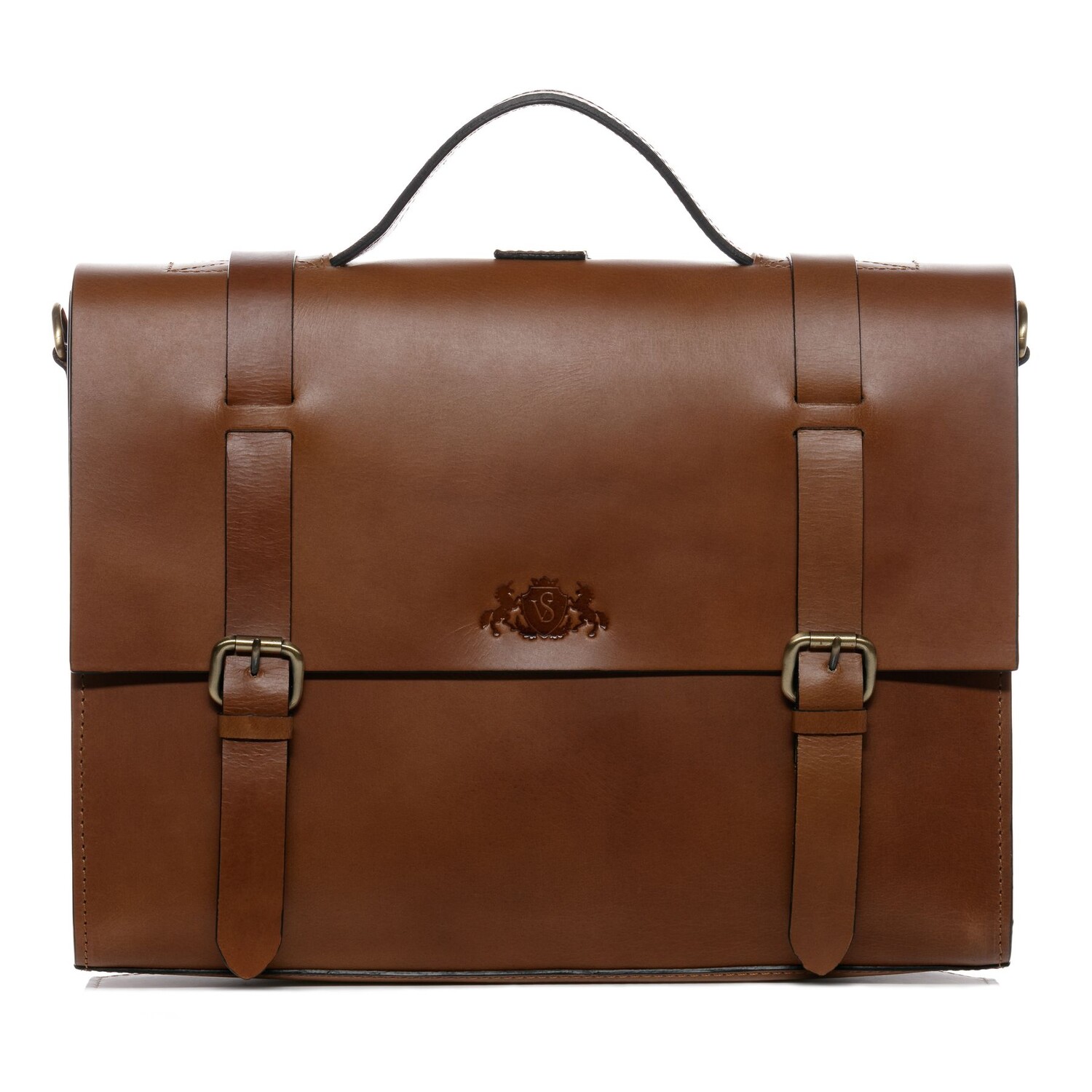 

Сумка для ноутбука SID & VAIN Leder Leder Businesstasche Unisex BOSTONDUO, коричневый