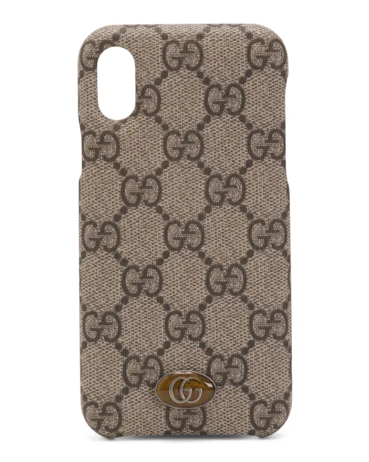 

Чехол для мобильного телефона Iphone X и Xs Gucci, бежевый