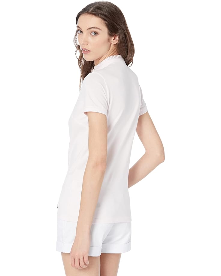 цена Поло COLMAR Short Sleeve Plissè Stretch Pique Polo Shirt, цвет Daphne
