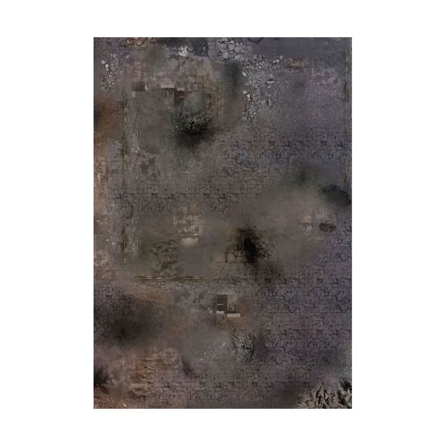 

Игровой коврик 44 x 30 дюймов — разрушенный город (противоскользящая ткань), Battle Playmats - 44 x 30 Inches (Lukas Schmidt)