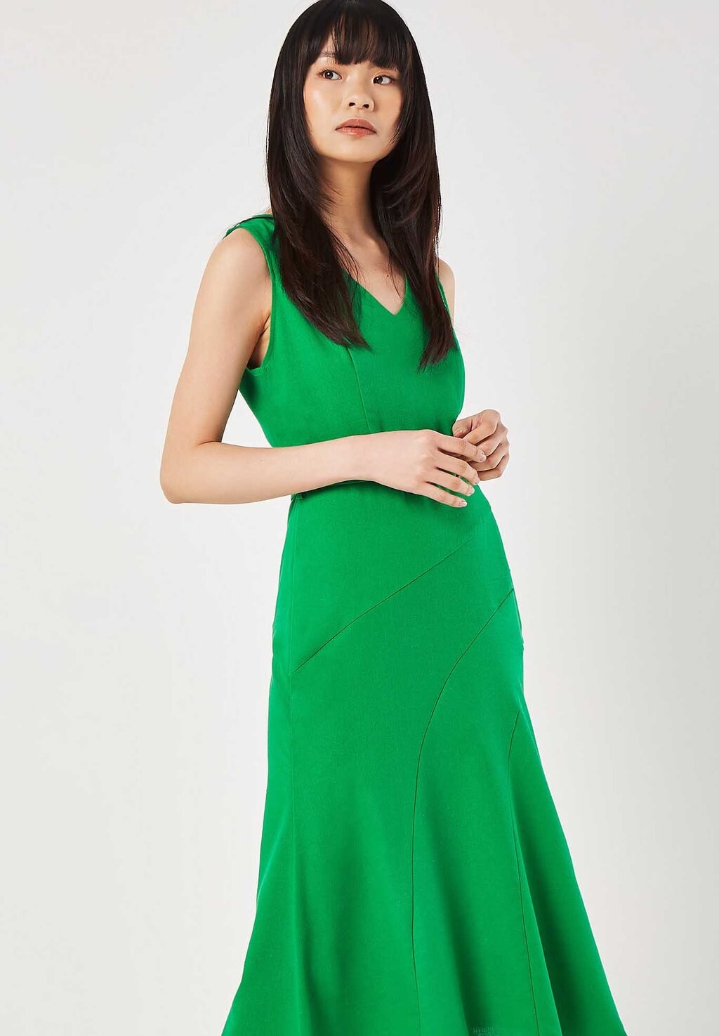 

Дневное платье BLEND BELTED MIDI Apricot, зеленый