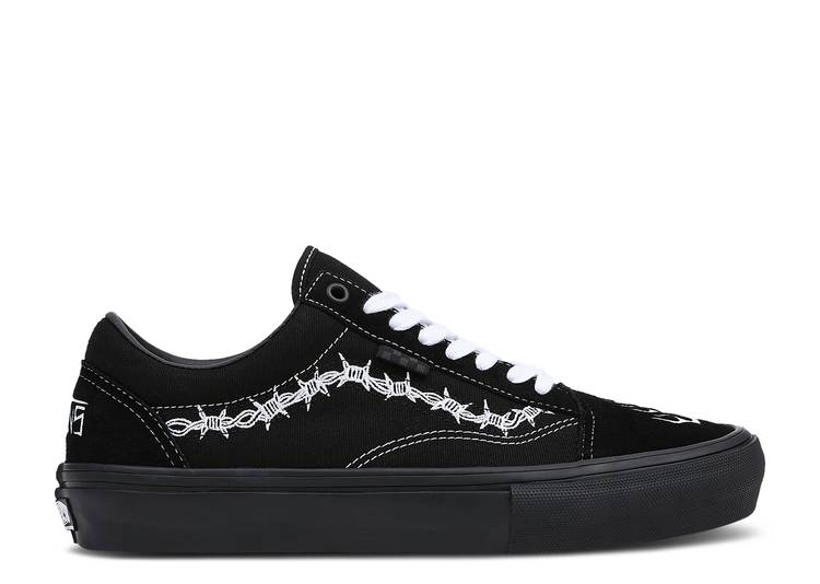 

Кроссовки Vans ELIJAH BERLE X SKATE OLD SKOOL 'BLACK', черный