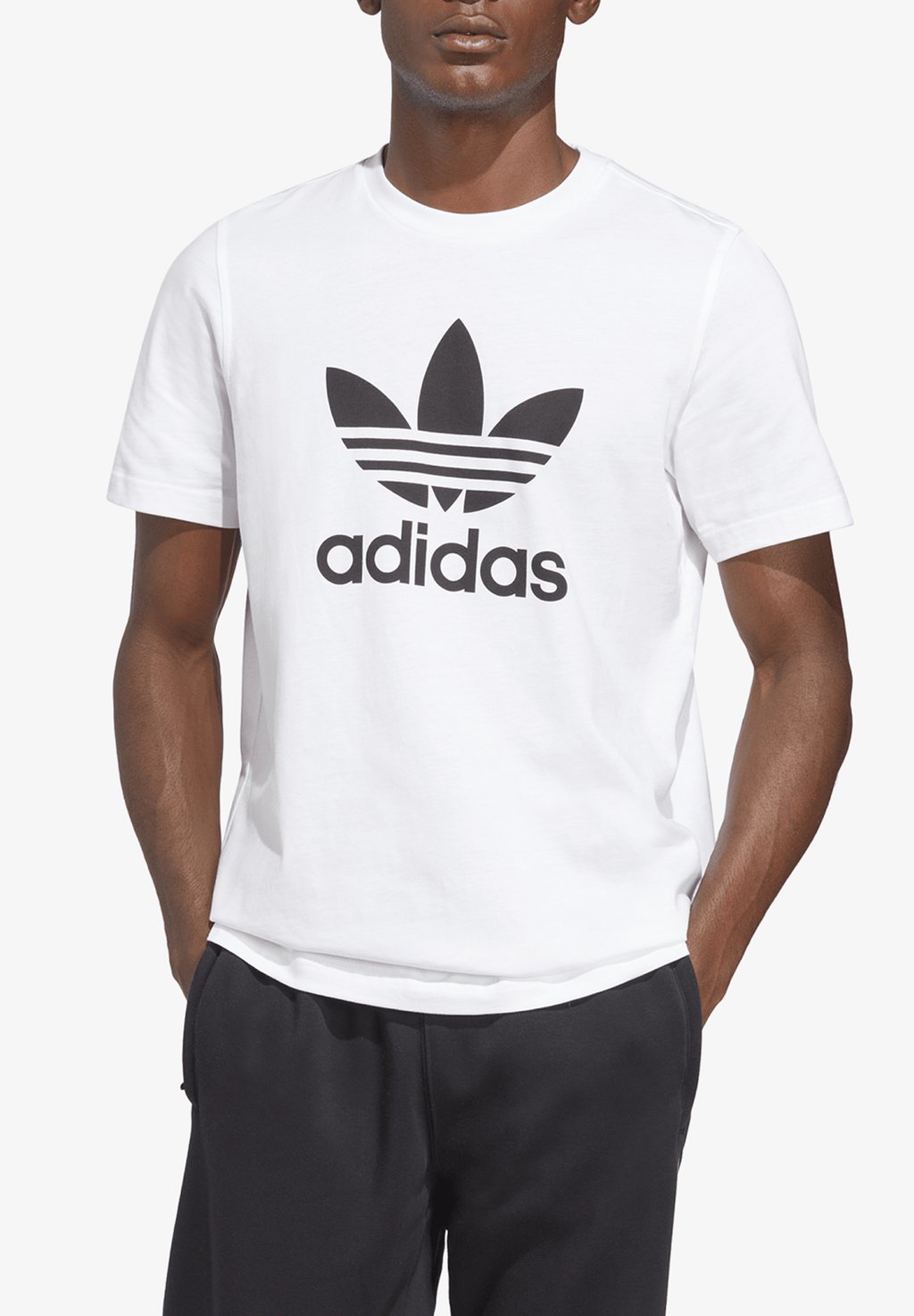 

Футболка с принтом adidas Originals, белый