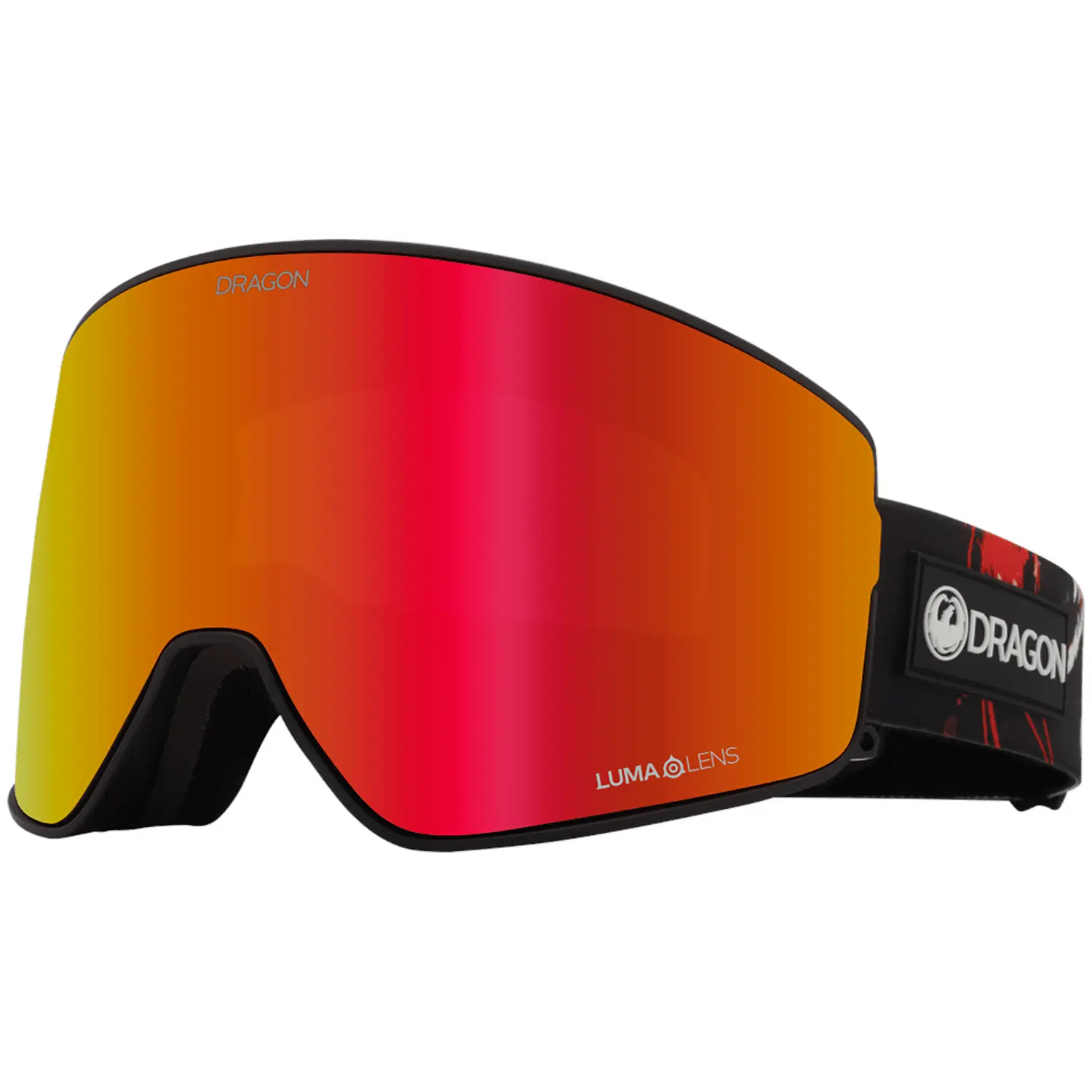 

Лыжные очки Dragon PXV2 Low Bridge Fit, красный