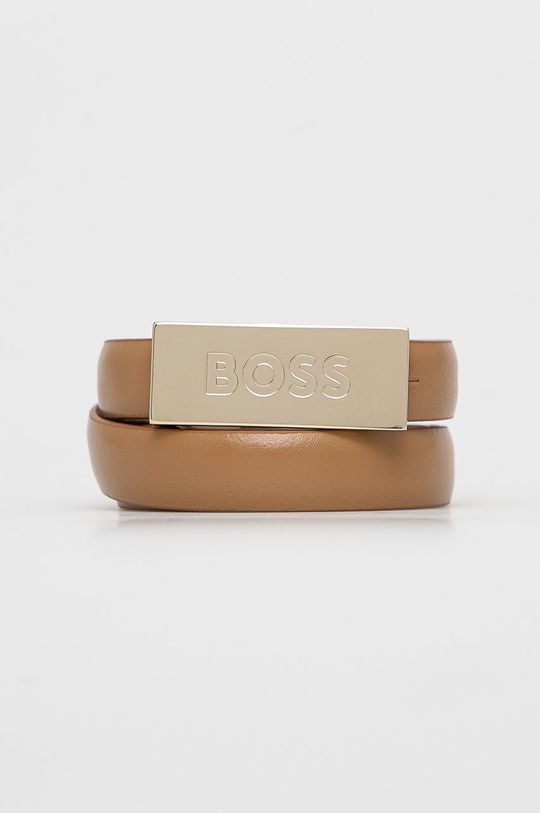 

Ремень BOSS кожаный 50465885 Boss, коричневый