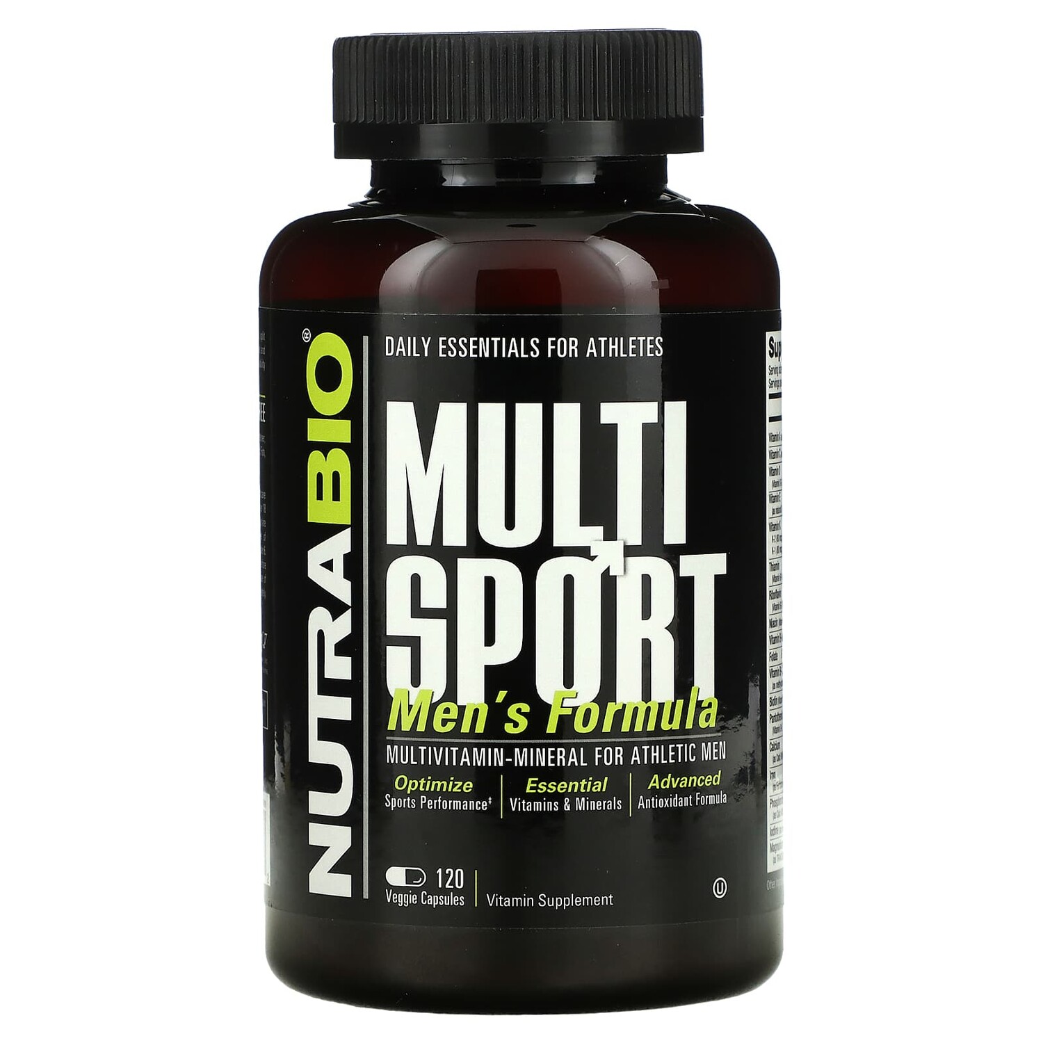 

MultiSport, добавка для мужчин, 120 капсул V-Cap, NutraBio