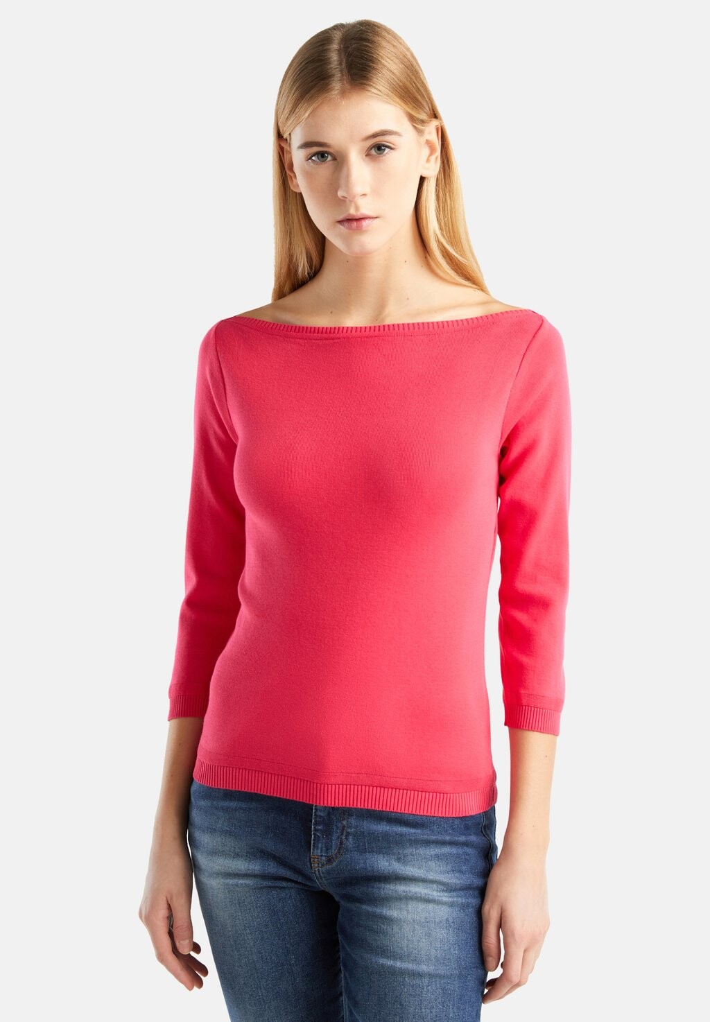 

Джемпер BOAT NECK United Colors of Benetton, красный