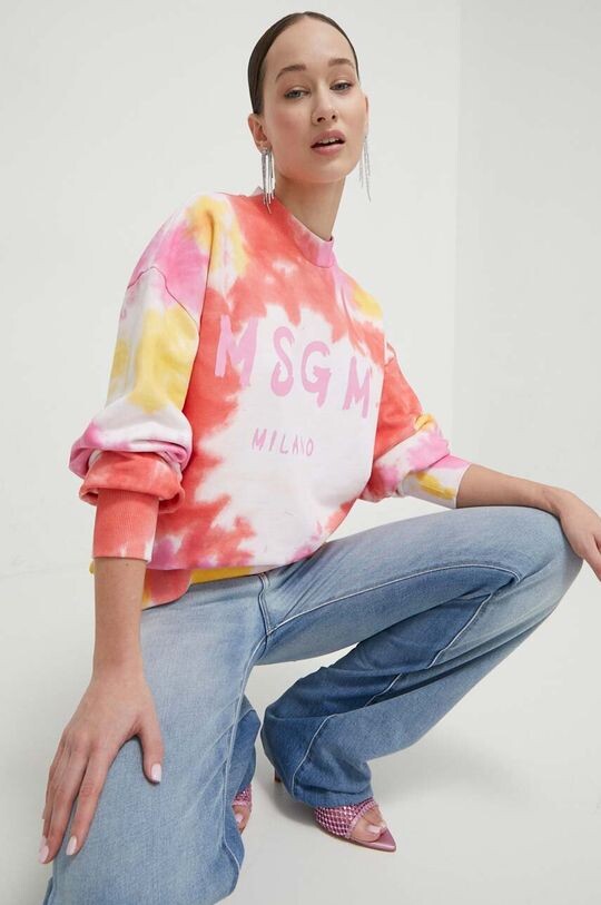 

Хлопковая толстовка MSGM, мультиколор