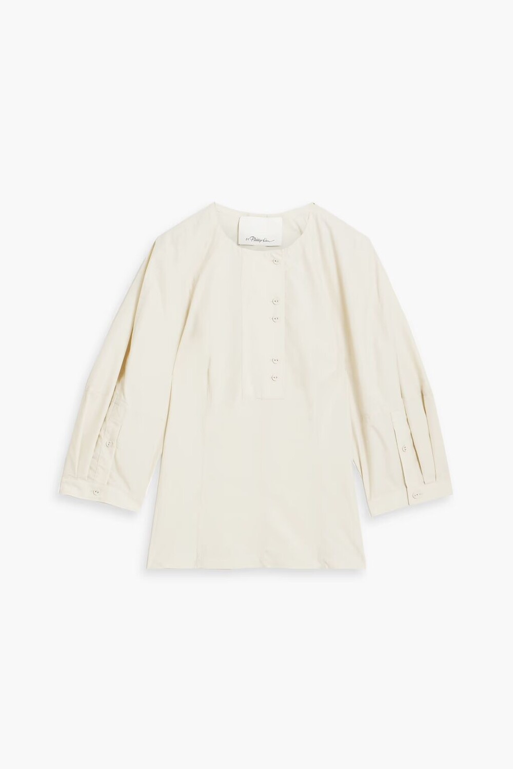 

Блуза из хлопкового поплина 3.1 Phillip Lim, камень