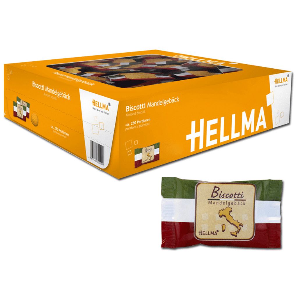 

Миндальное печенье Hellma Biscotti – особая порция Dolce Vita Hellma Gastronomie-Servie