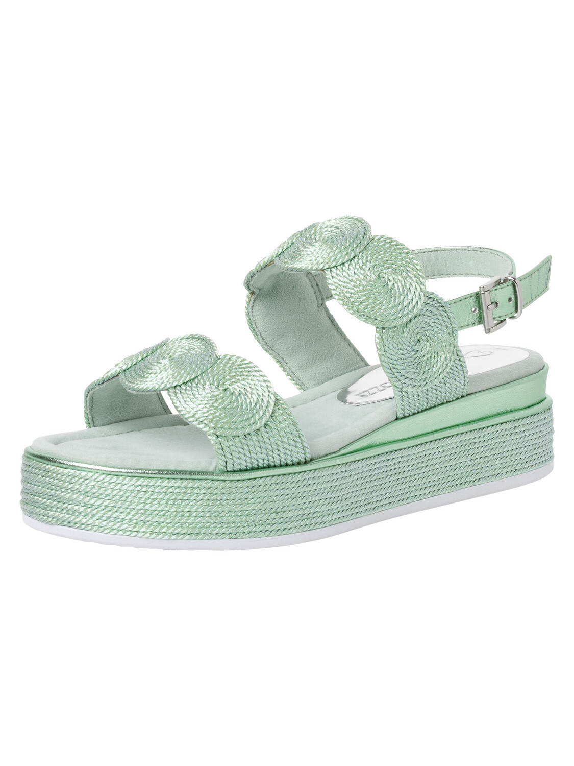 

Сандалии Marco Tozzi Sandalette, цвет MINT METALLIC