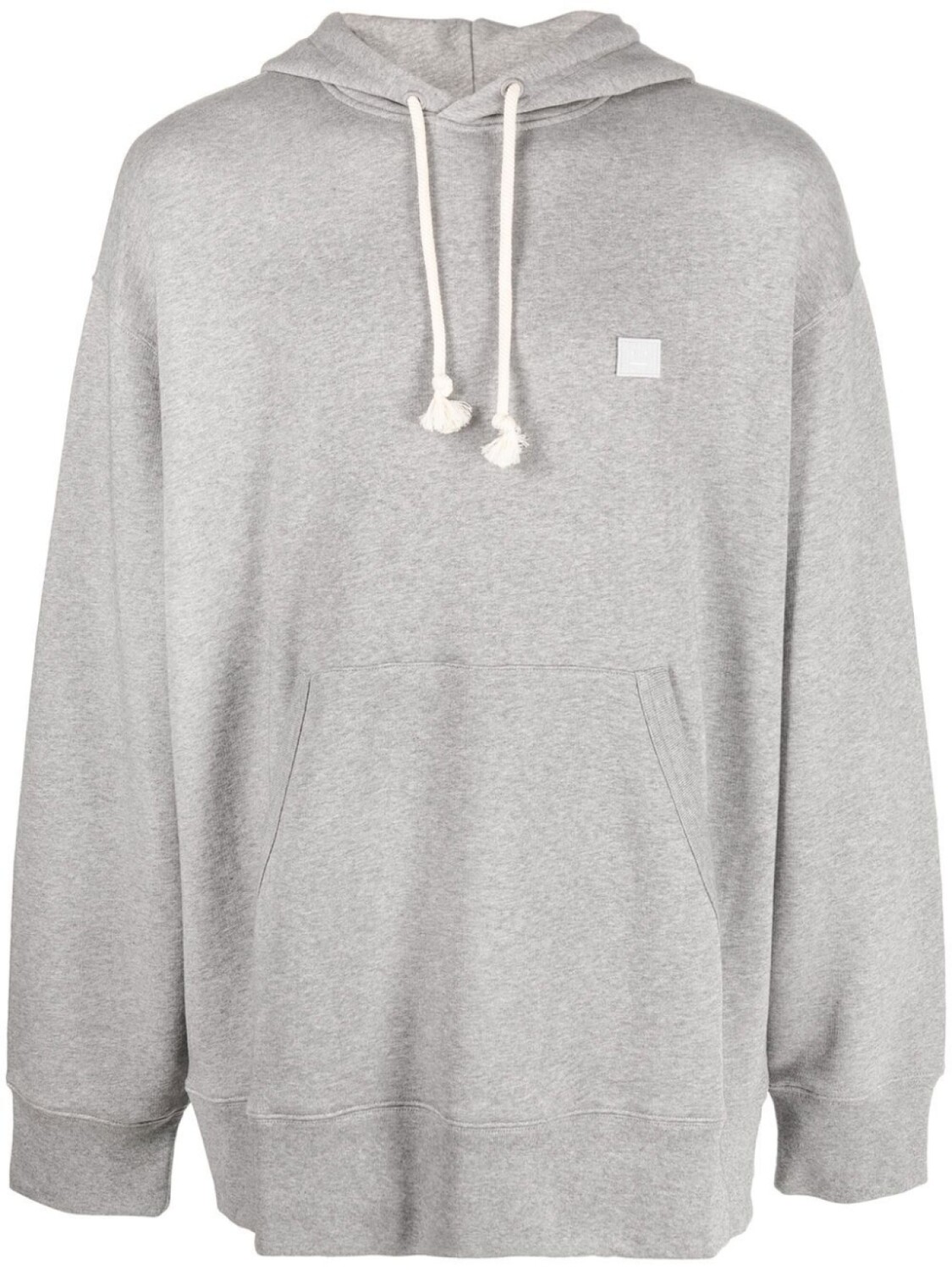 

Acne Studios худи с нашивкой-логотипом, серый
